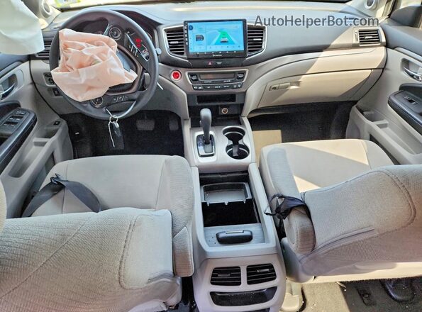 5FNYF6H19JB068611 2018 HONDA PILOT Blue Առջևի վահանակի տեսք