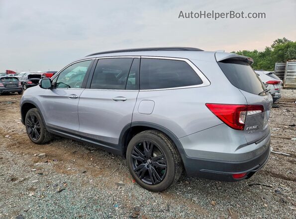 5FNYF6H20MB014739 2021 HONDA PILOT Серебряный Задняя левая четверть