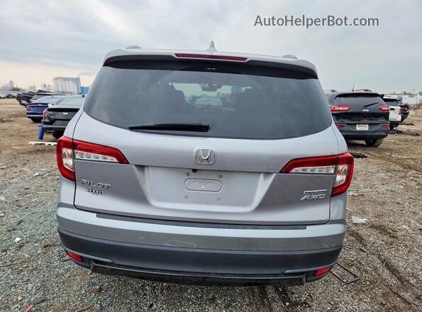 5FNYF6H20MB014739 2021 HONDA PILOT Серебряный Вид сзади