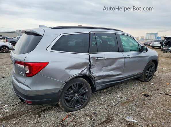 5FNYF6H20MB014739 2021 HONDA PILOT Серебряный Задняя правая четверть