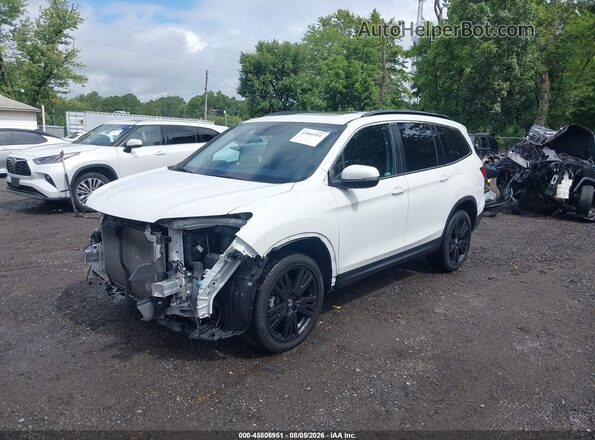 5FNYF6H20MB031881 2021 HONDA PILOT White Vista tres cuartos delantera izquierda