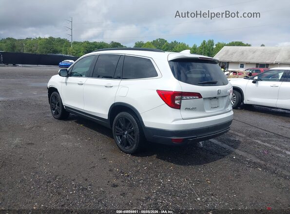 5FNYF6H20MB031881 2021 HONDA PILOT White Trasero izquierdo