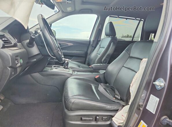 5FNYF6H20NB041795 2022 HONDA PILOT Серый Вид салона спереди