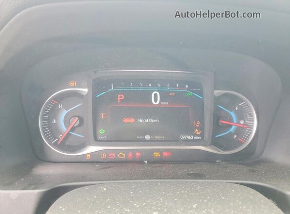 5FNYF6H20NB090527 2022 HONDA PILOT Черный Вид щитка приборов