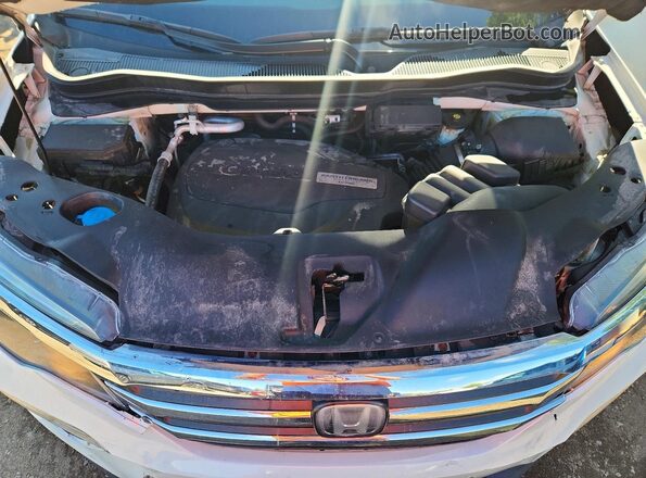 5FNYF6H21HB505410 2017 HONDA PILOT White ძრავის განყოფილების ხედი