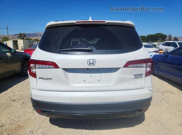 5FNYF6H23NB093339 2022 HONDA PILOT White Հետևի տեսք