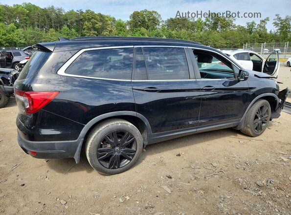 5FNYF6H26MB091406 2021 HONDA PILOT Black Tył prawy