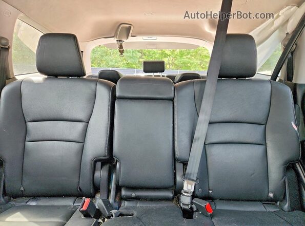 5FNYF6H26MB091406 2021 HONDA PILOT Black Widok tylnych siedzeń