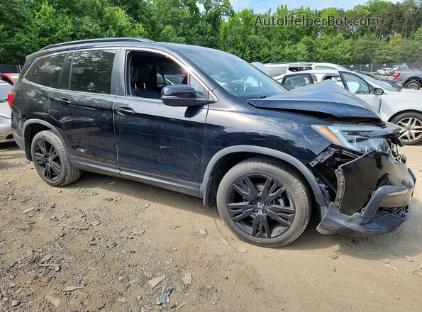 5FNYF6H26MB091406 2021 HONDA PILOT Black Przód prawy