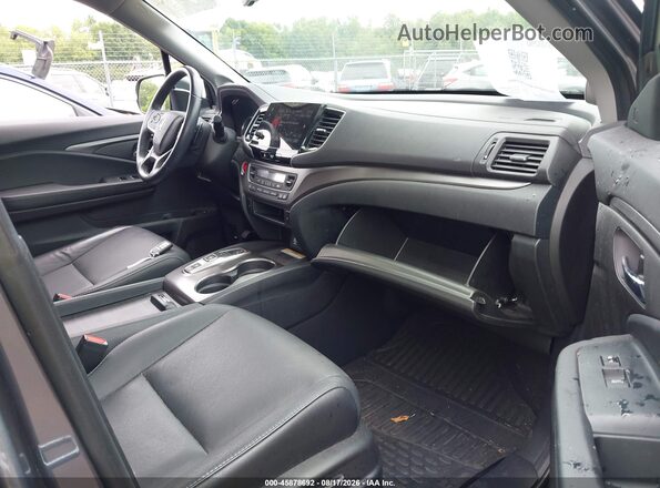 5FNYF6H26NB064983 2022 HONDA PILOT Gray Front interior view