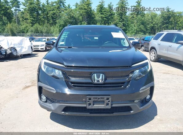 5FNYF6H27MB065445 2021 HONDA PILOT Black Вид задньої частини салону
