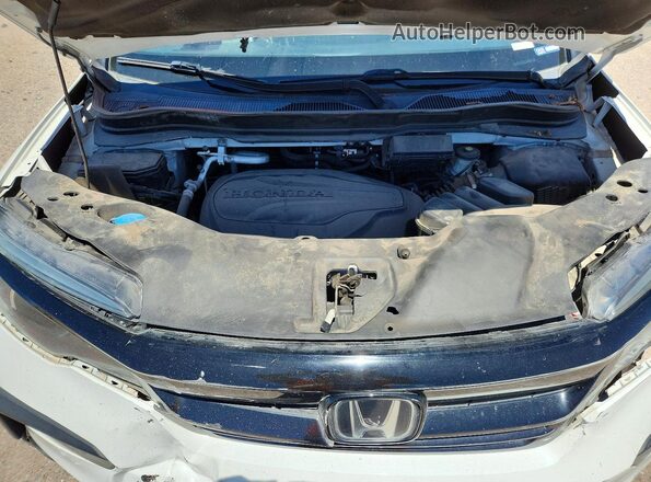 5FNYF6H27NB044211 2022 HONDA PILOT White Vista interior trasera