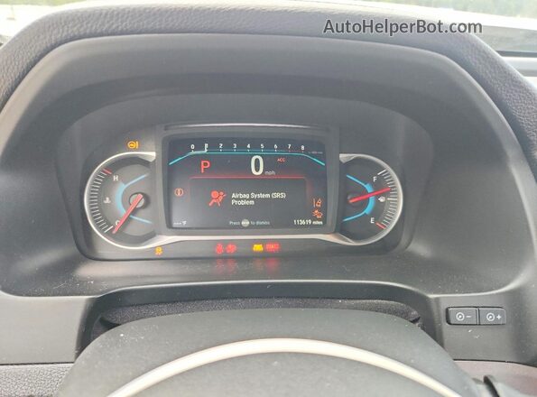 5FNYF6H28MB071397 2021 HONDA PILOT White Vista del cuadro de instrumentos