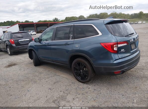 5FNYF6H29MB048145 2021 HONDA PILOT Blue Rear left