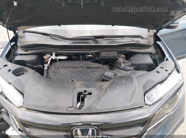 5FNYF6H29MB048145 2021 HONDA PILOT Blue Rear view
