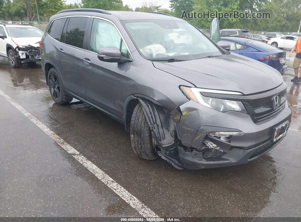 5FNYF6H29MB087253 2021 HONDA PILOT Серый Вид спереди