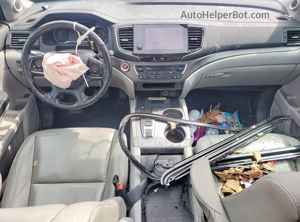 5FNYF6H2XMB014439 2021 HONDA PILOT Silver Vista del salpicadero