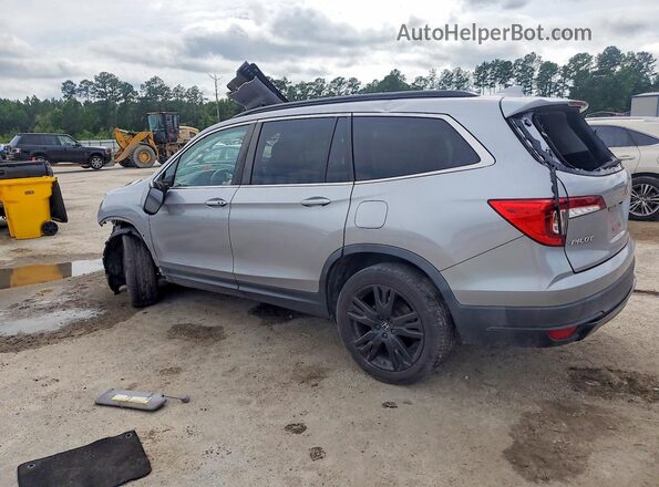 5FNYF6H2XMB014439 2021 HONDA PILOT Silver Trasero izquierdo