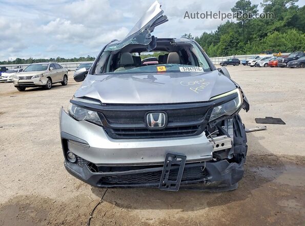 5FNYF6H2XMB014439 2021 HONDA PILOT Silver Vista frontal