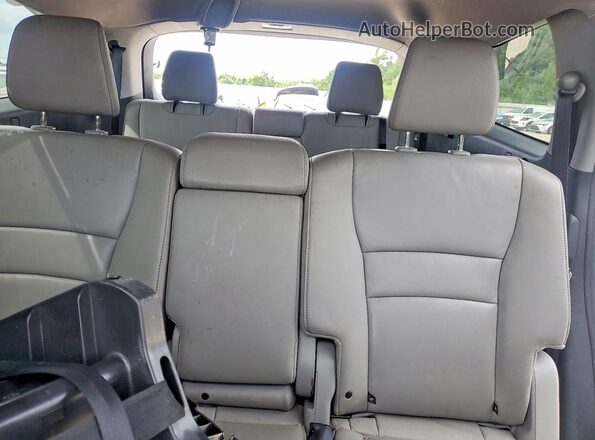 5FNYF6H2XMB014439 2021 HONDA PILOT Silver Vista de los asientos traseros