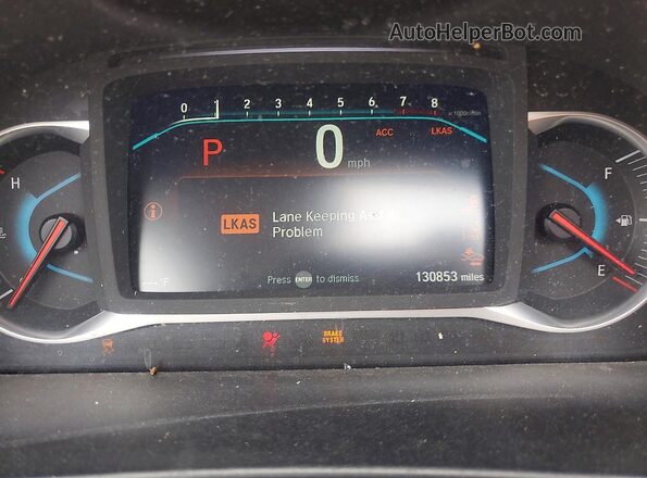 5FNYF6H2XMB014439 2021 HONDA PILOT Silver Vista del cuadro de instrumentos