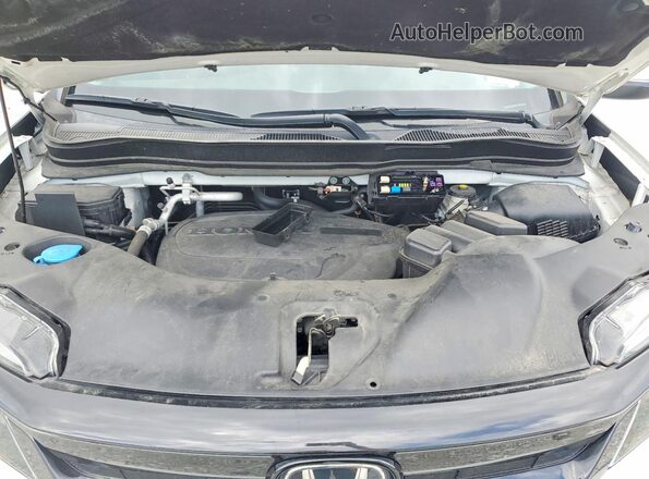 5FNYF6H2XMB053659 2021 HONDA PILOT White Engine compartment view