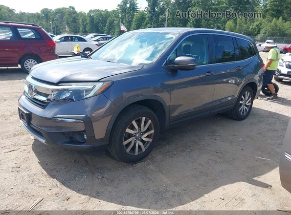5FNYF6H30KB099362 2019 HONDA PILOT Gray Vista tres cuartos delantera izquierda