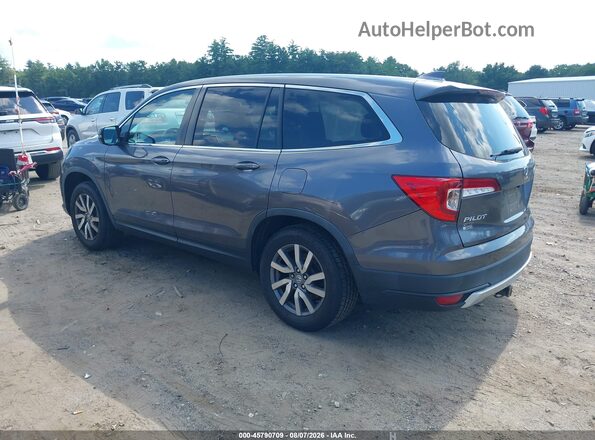 5FNYF6H30KB099362 2019 HONDA PILOT Gray Trasero izquierdo