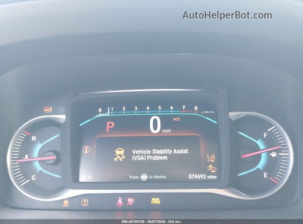 5FNYF6H30KB099362 2019 HONDA PILOT Gray Vista de los asientos traseros