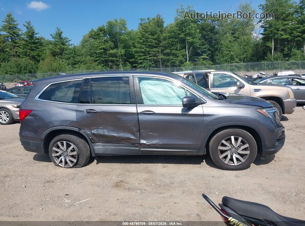 5FNYF6H30KB099362 2019 HONDA PILOT Gray Vista interior trasera