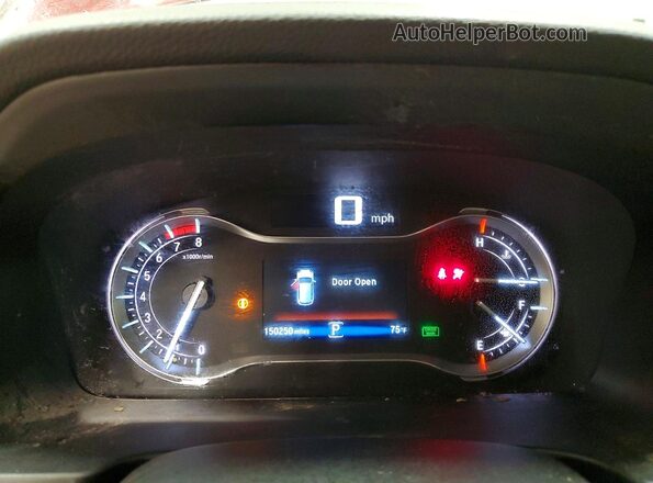 5FNYF6H31HB017180 2017 HONDA PILOT Burgundy Vista del cuadro de instrumentos