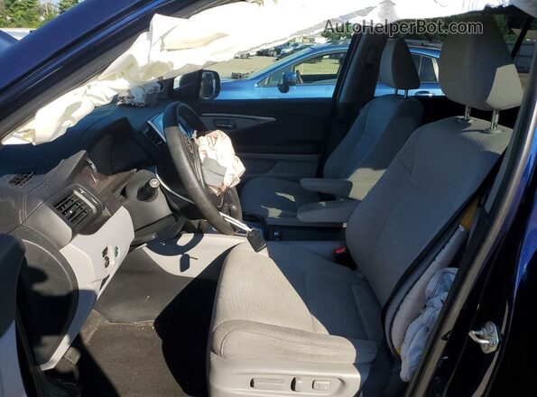 5FNYF6H31JB051982 2018 HONDA PILOT Blue წინა სალონის ხედი