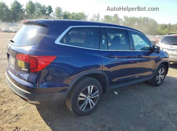 5FNYF6H31JB051982 2018 HONDA PILOT Blue უკანა მარჯვენა