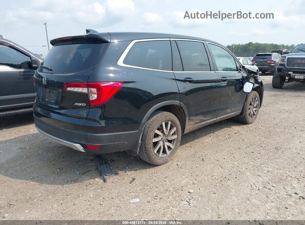 5FNYF6H31KB010978 2019 HONDA PILOT Black Trasero derecho