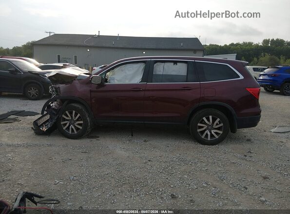 5FNYF6H31KB083185 2019 HONDA PILOT Burgundy 360 interior view
