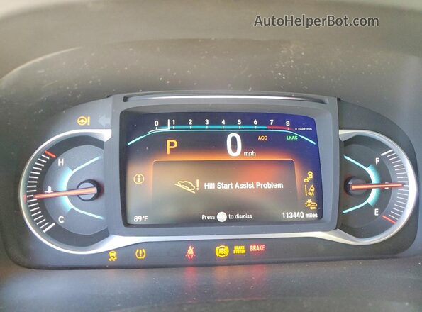 5FNYF6H32KB097984 2019 HONDA PILOT Silver Widok zestawu wskaźników