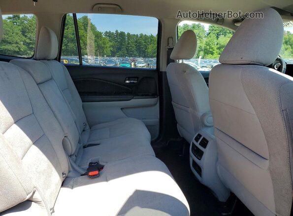5FNYF6H32LB022509 2020 HONDA PILOT Синий Вид задней части салона