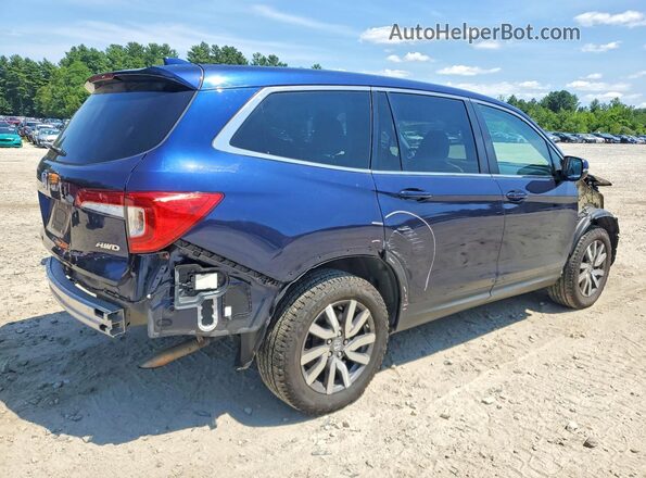 5FNYF6H32LB022509 2020 HONDA PILOT Синий Задняя правая четверть