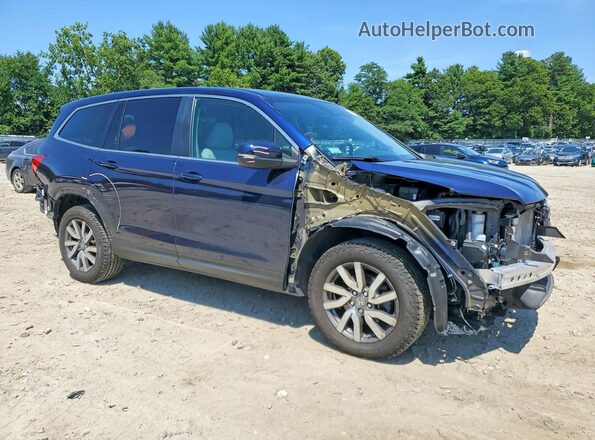 5FNYF6H32LB022509 2020 HONDA PILOT Синий Передняя правая четверть