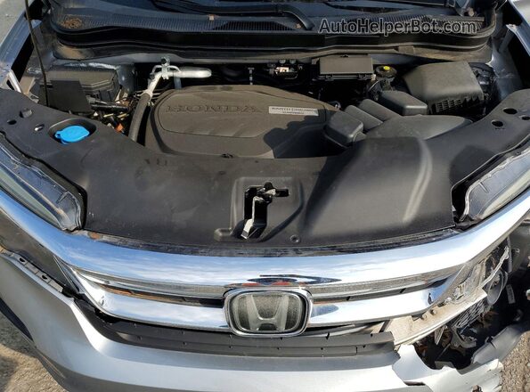 5FNYF6H32LB034210 2020 HONDA PILOT Silver Widok komory silnika
