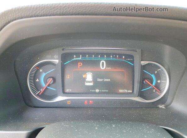 5FNYF6H32LB034210 2020 HONDA PILOT Silver Widok zestawu wskaźników