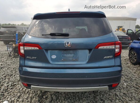 5FNYF6H32LB066400 2020 HONDA PILOT Blue Rear view