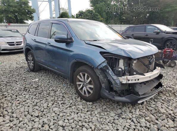 5FNYF6H32LB066400 2020 HONDA PILOT Blue Front right