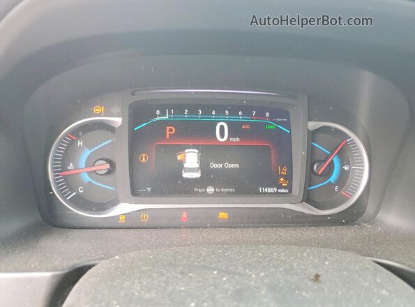 5FNYF6H32LB066400 2020 HONDA PILOT Blue Instrument cluster view
