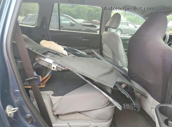 5FNYF6H32LB066400 2020 HONDA PILOT Blue Rear seats view