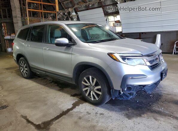 5FNYF6H32MB043474 2021 HONDA PILOT Silver Przód prawy
