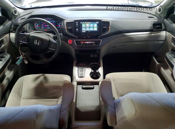 5FNYF6H32MB043474 2021 HONDA PILOT Silver Widok deski rozdzielczej