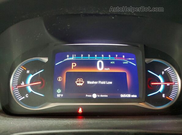 5FNYF6H32MB043474 2021 HONDA PILOT Silver Widok zestawu wskaźników