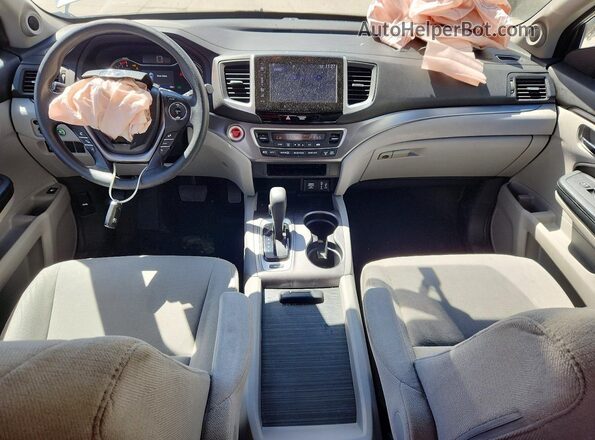 5FNYF6H33JB067679 2018 HONDA PILOT White წინა პანელის ხედი