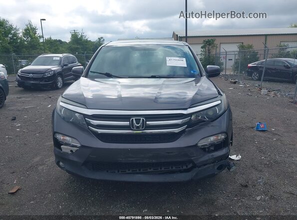5FNYF6H35HB095378 2017 HONDA PILOT Серый Вид щитка приборов